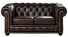 Albany Leather Loveseat - Caramel