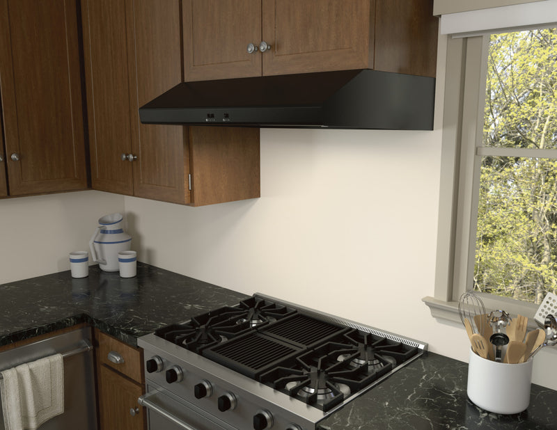 Zephyr Cyclone 30\" Under Cabinet Range Hood - Black - AK6500CB