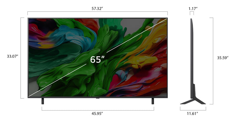 LG 65\" QNED85 evo AI Mini-LED 4K UHD Smart webOS TV (65QNED85AUA.ACC) - 2025 Model