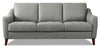 Hydeline Ersa Leather Sofa - Grey