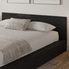 Kanso Low Platform Bed Set Queen Bed | Kanso Lit a Plateforme Basse avec Tete de Lit