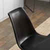 HOMCOM Modern Dining Chairs Set of 4 with PU Leather Cushion, Wood Frame