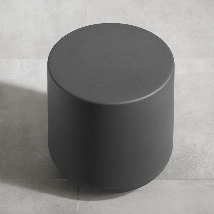 Dalya Round Outdoor Side Table Dark Gray - South Shore Coffee Table