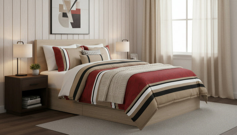 Madison 7-Piece Queen Comforter Set