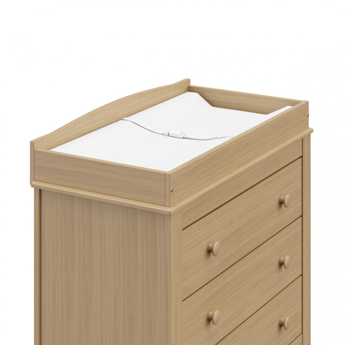 Graco Noah 3 Drawer Chest with Changing Topper - Driftwood
