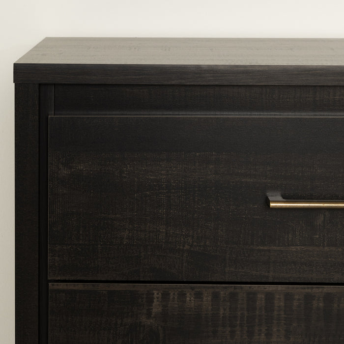 Gravity 6-drawer Dresser - Rubbed Black 