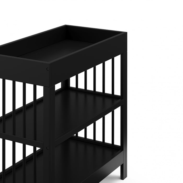 Graco Teddi Changing Table with Water-Resistant Changing Pad - Black
