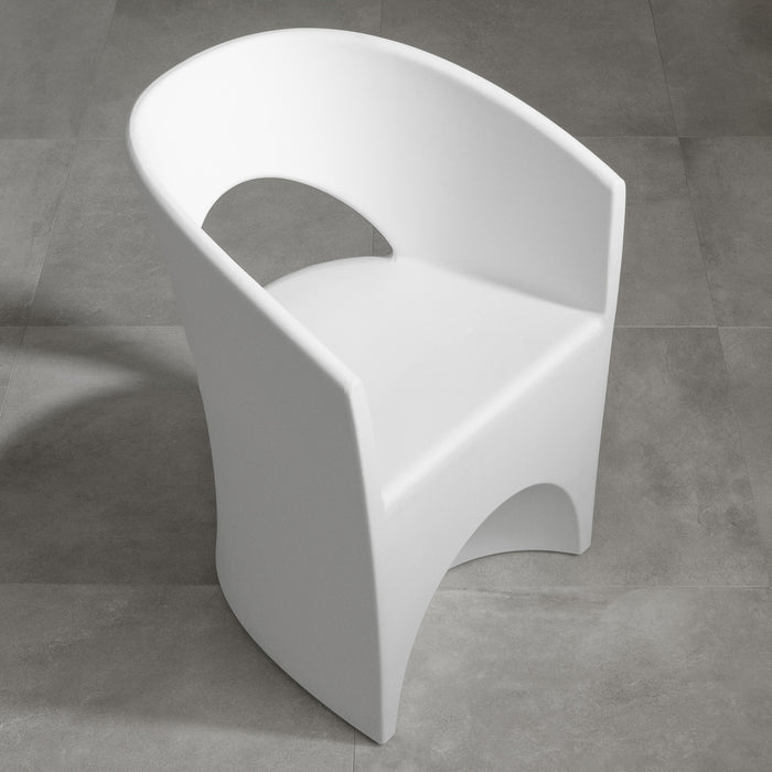 Dalya Patio Chair White - South Shore Patio Dining Chair