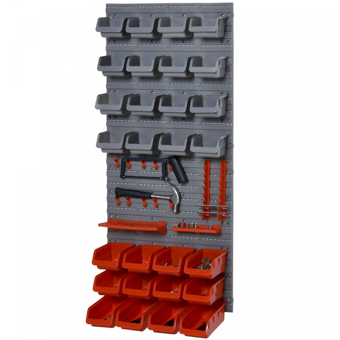 Durhand 44 Piece Wall Mounted Storage Bins