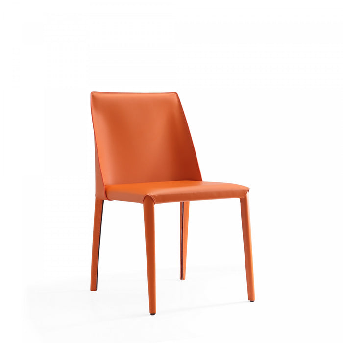 Paris Modern 6-Piece Dining Chair Set in Coral