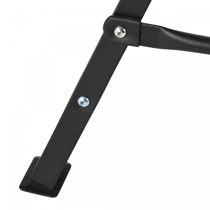 Outsunny Swing Stand, Metal Swing Frame, 528 Lbs Weight Capacity, Black