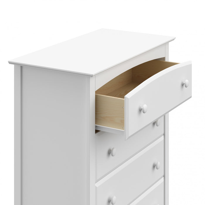 Storkcraft Kenton 5 Drawer Dresser - White