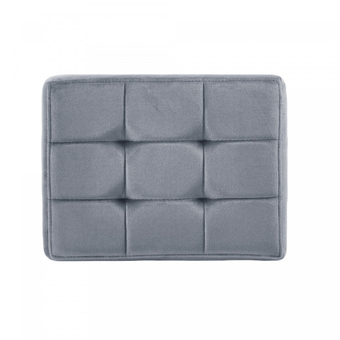 Owen Multi-Purpose Seating Accent Stool with Metal Legs,Grey Accent Chair
