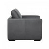 Cleo Contemporary Upholstered Accent Chair in Pewter | Fauteuil d’appoint contemporain Cleo en tissu gris etain
