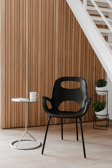 Umbra Modern Oh Accent Chair - Matte Black