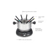 Salton Electric Fondue Pot - Stainless Steel Counter-top Product|Salton service a fondue electrique 2,8 L - acier inoxydable