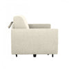 Brix 70 in. Textured Weave Euro Sofa Bed with Memory Foam Mattress - Beige | Brix 70 po. Canape-lit euro en tissu texture avec matelas mousse memoire - Beige