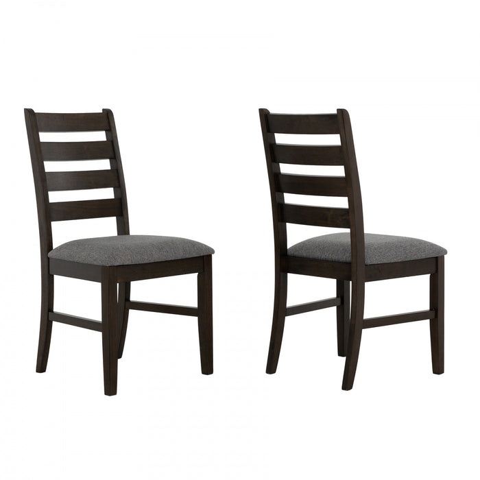Winfield 5-Piece Solid Wood Dining Set with Ladder Back Chairs (Seats 4-6)