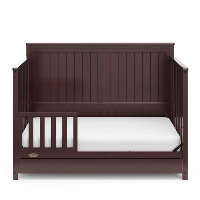 Graco Hadley 5-in-1 Convertible Crib with Drawer - Espresso