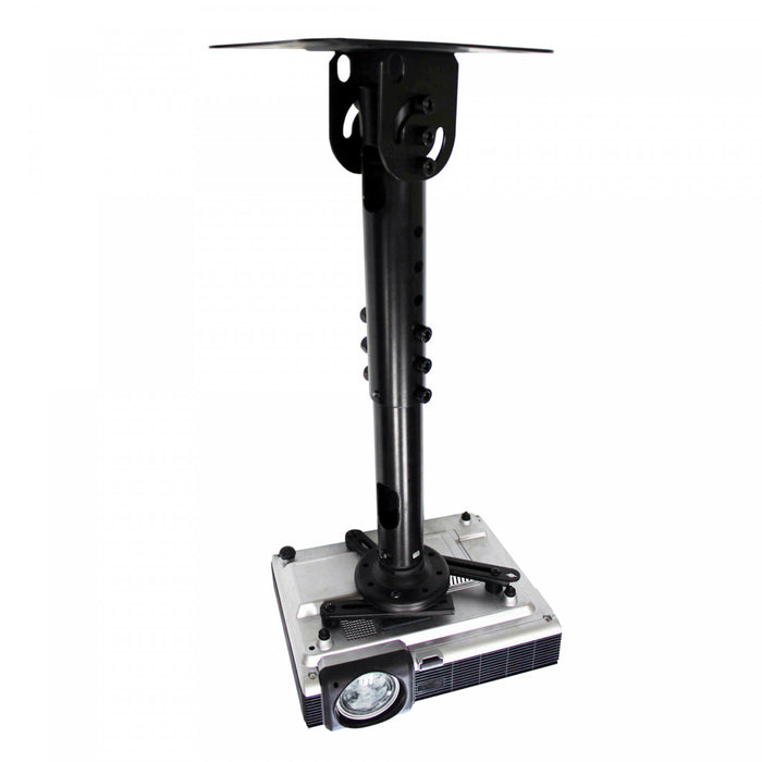 Kanto P301 Universal Projector Ceiling Mount for Sloped Ceilings (15-inch to 18-inch extension), Black Tv Mount