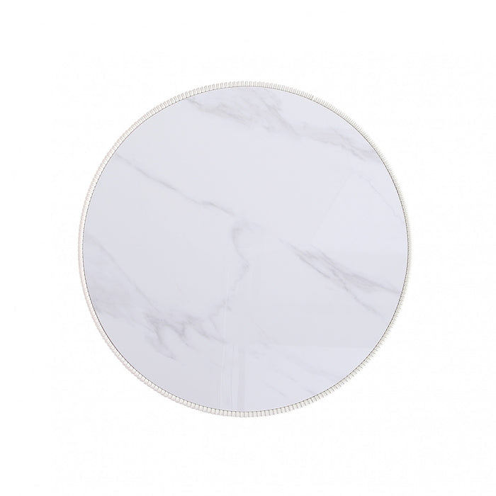 Anderson Modern 2-Piece Coffee Table & End Table Set in Cream and Gray