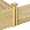Outsunny Diy Five-box Raised Garden Bed, Wooden Planters For Outdoor Plants, Vegetables, Flowers, He|Outsunny Lit De Jardin Sureleve A Cinq Boites A Emboiter, Jardinieres En Bois Pour Plantes D'exterie
