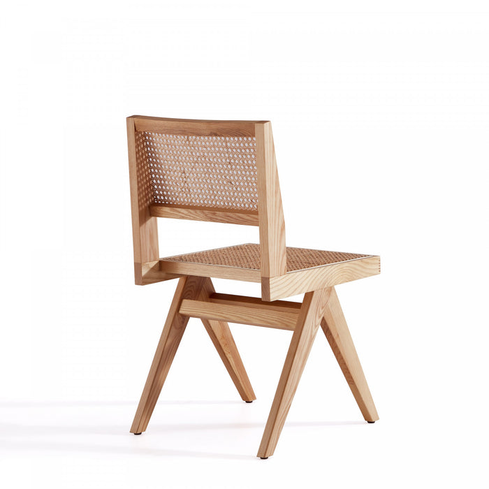 Hamlet Industry Chic Wood Dining Chair in Natural - Set of 4