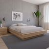 Marconi Platform Bed Frame Queen Bed | Lit Plateforme Marconi