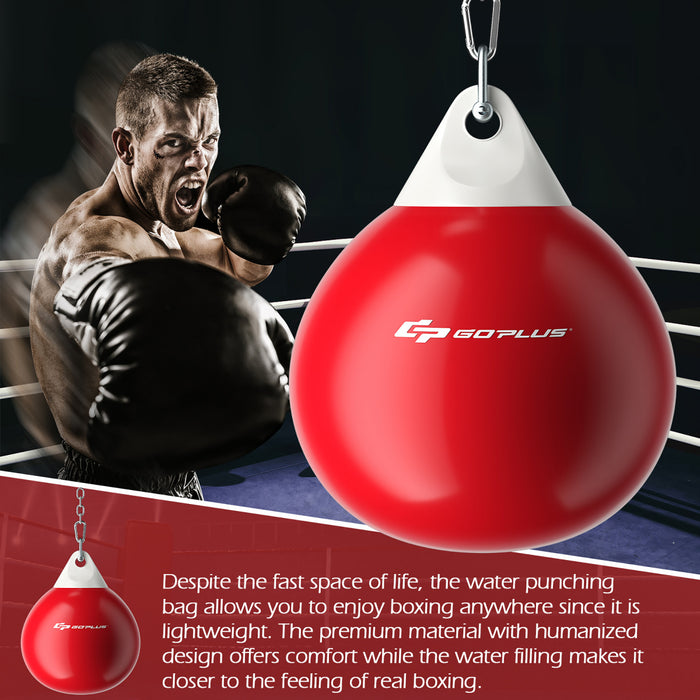 Goplus 18\" 110lbs Heavy Water Filled Punching Aqua Training Boxing Bag Home Gym Hook
