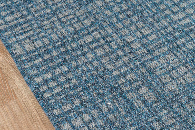 Nayah Contemporary 2'0\" x 6'0\" Runner Rug in Blue Indoor Area Rug