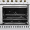 Forno Antico 48" Dual Fuel Gas Range, White, 5.5 cu.ft. Double Ovens - FFSGS6113-48WHT | Cuisiniere a double combustible Antico de 48 po, blanche , 5,5 pi³ four double - FFSGS6113-48BLK