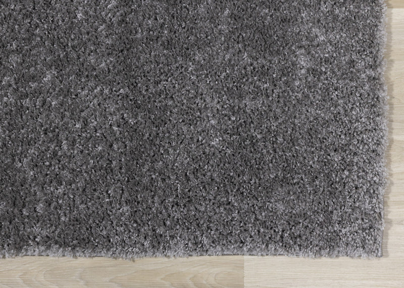 Taylor Dark Grey Comfort Shag Rug, 5'3\" x 7'7\" Indoor Area Rug