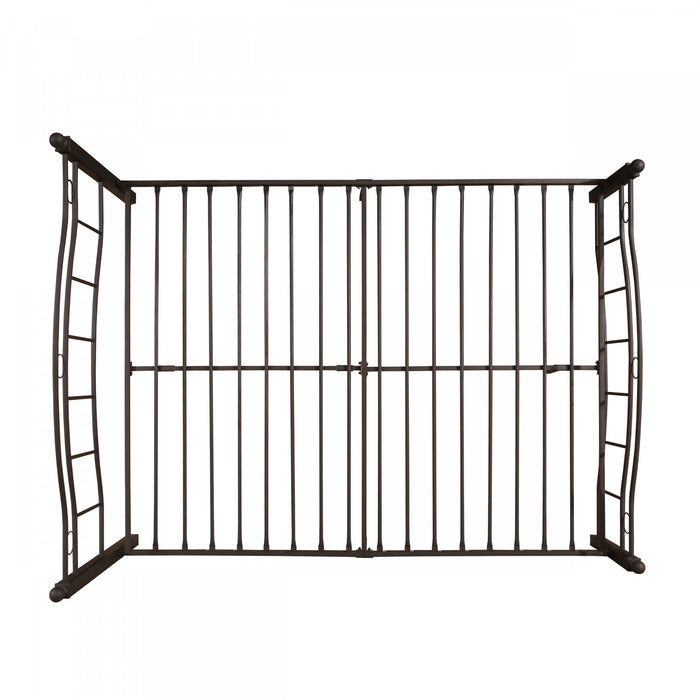 Jackson Metal Bed Frame With Underbed Storage,copper King Bed