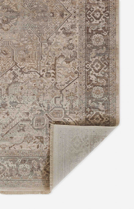 Selena Traditional 8'0\" x 10'0\" Area Rug in Grey Indoor Area Rug
