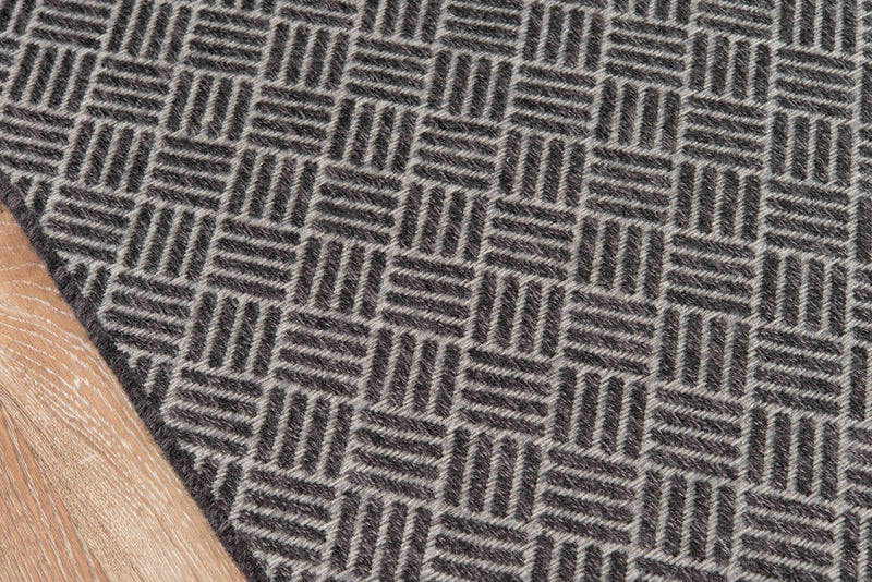 Eve Contemporary 2'0\" x 6'0\" Runner Rug in Grey Indoor Area Rug