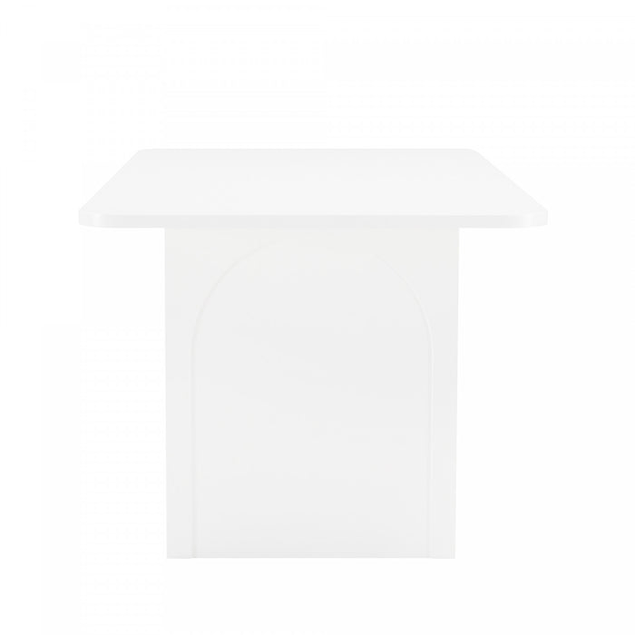 Ella Modern 79\" Dining Table in White