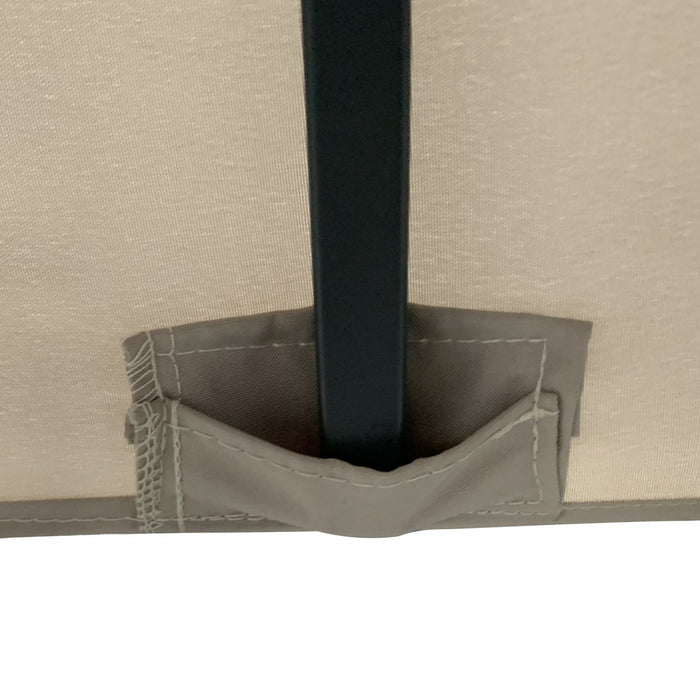 Outsunny 10' X 10' Patio Gazebo Outdoor Aluminum Frame Canopy Shelter With Curtains, Vented Roof For Garden, Lawn, Backyard And Deck, Khaki