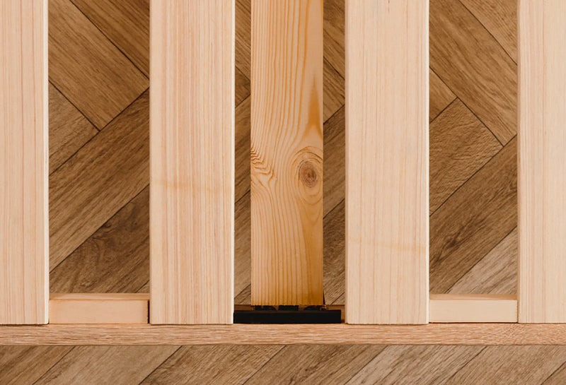 Smart Base Essential Metal Twin Platform Bed Frame - Natural