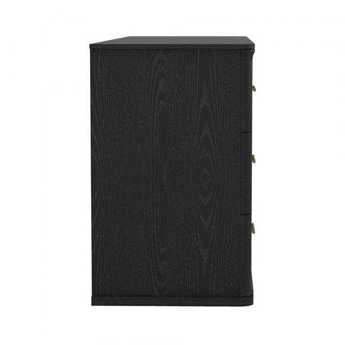 Clifford Traditional Dresser in Black (6-Drawer)