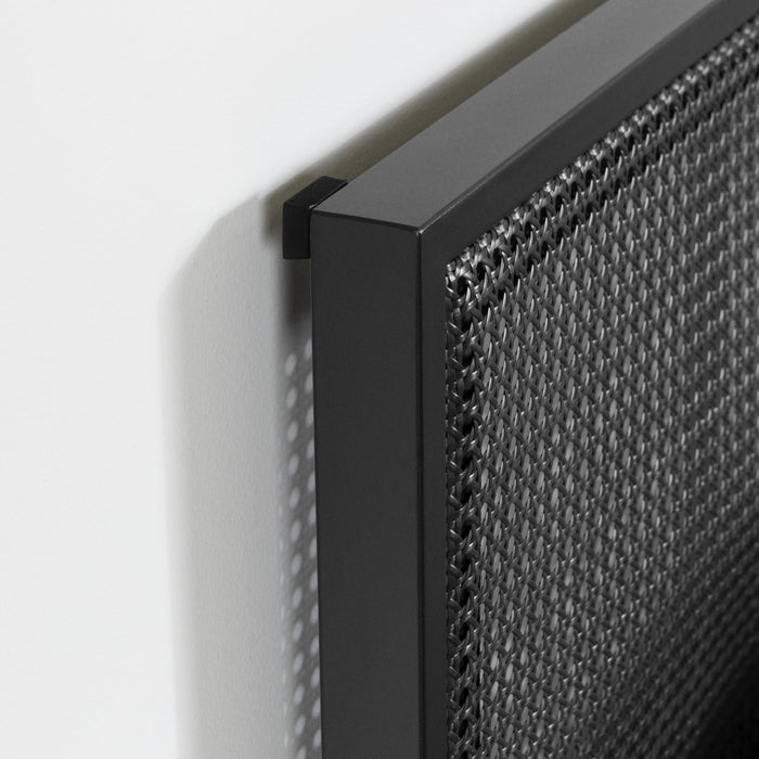 Hoya Natural Cane Metal Full Platform Bed - Pure Black