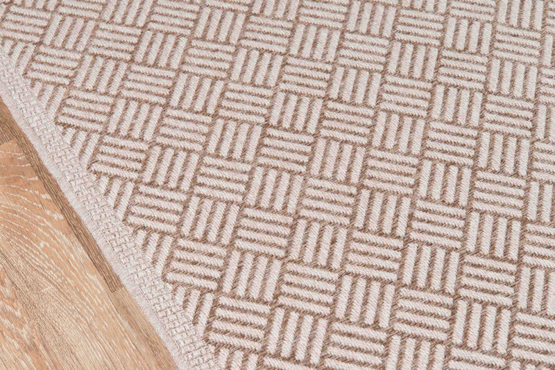 Eve Contemporary 5'0\" x 7'6\" Area Rug in Brown Indoor Area Rug