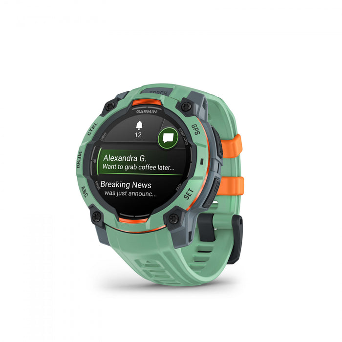 Garmin Instinct 3 Amoled Smartwatch 45 Mm - Rugged Military Spec 810, Compass, Barometric Altimeter 