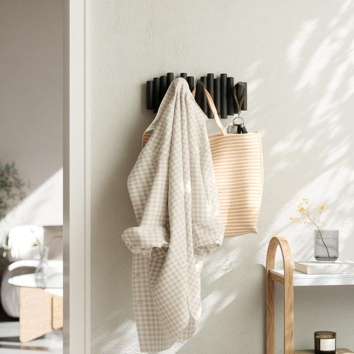 Umbra Picket Rail Wall Hooks - Black