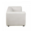 Lukas Contemporary Modern 89" Upholstered Sofa in Cream | Canape contemporain moderne Lukas 89" en tissu creme