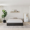 3-Drawer Storage Bed Frame, King|Bark Grey King Bed | Lit King tiroirs, Gris ecorce