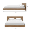 Satori Low Platform King Bed Set | Lit plateforme bas Satori avec tete de lit King