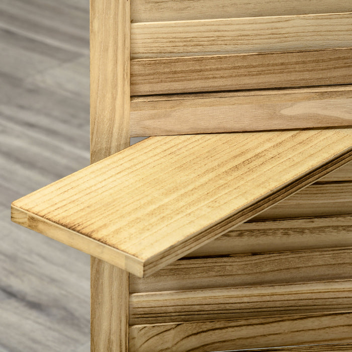 Homcom 4 Panel Room Divider, Portable Privacy Screen