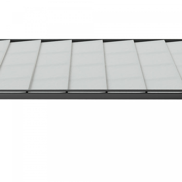 Outsunny 8' X 10' Pergola Shade Metal Patio Gazebo Sun Shade Shelter With Adjustable Breathable Mesh Roof, White