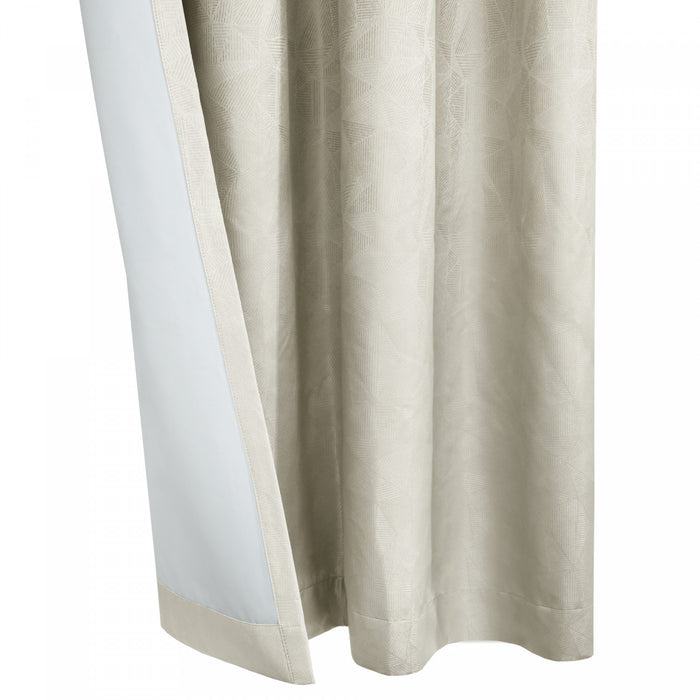 Thermaplus Ethan White Blackout Grommet Curtain Panel - 52 x 84