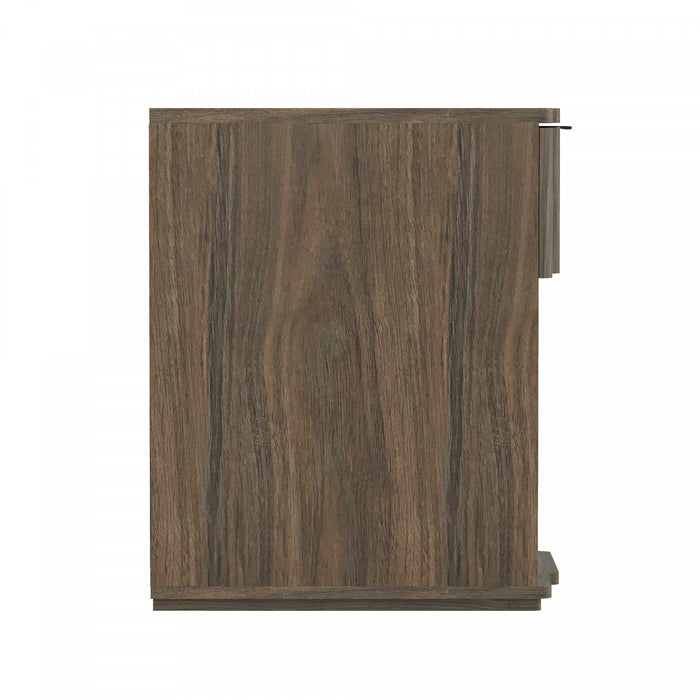 Clive Mid-Century Modern 22\" Nightstand in Walnut (1-Drawer)